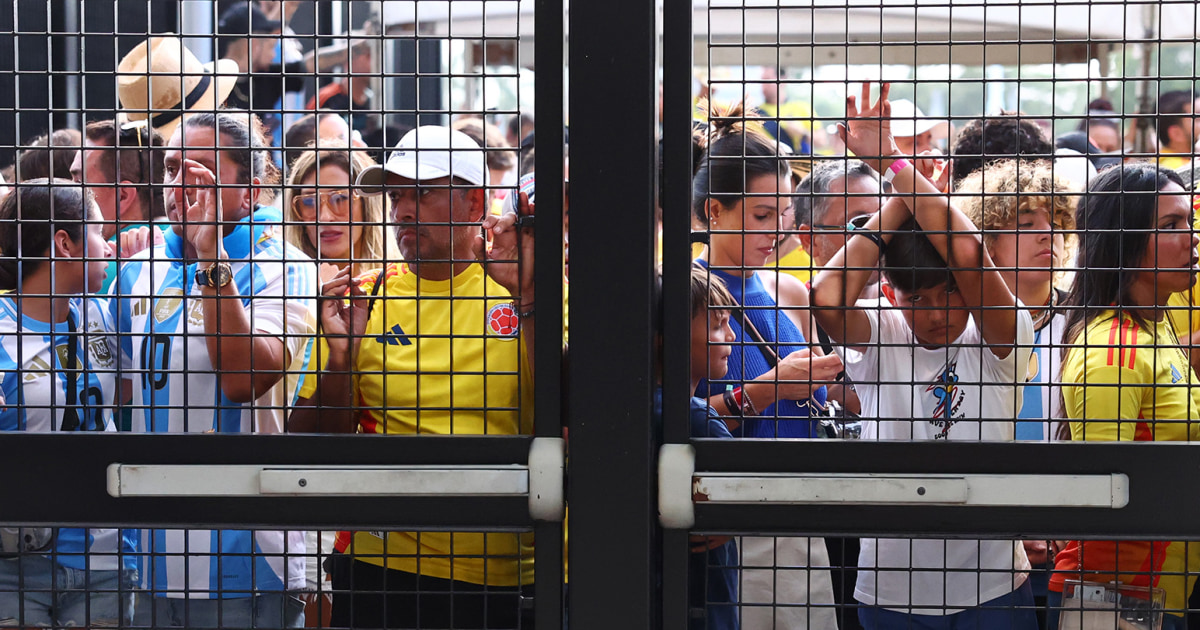 Mayhem at Copa América gates in Miami prevented ticketed fans from getting into game