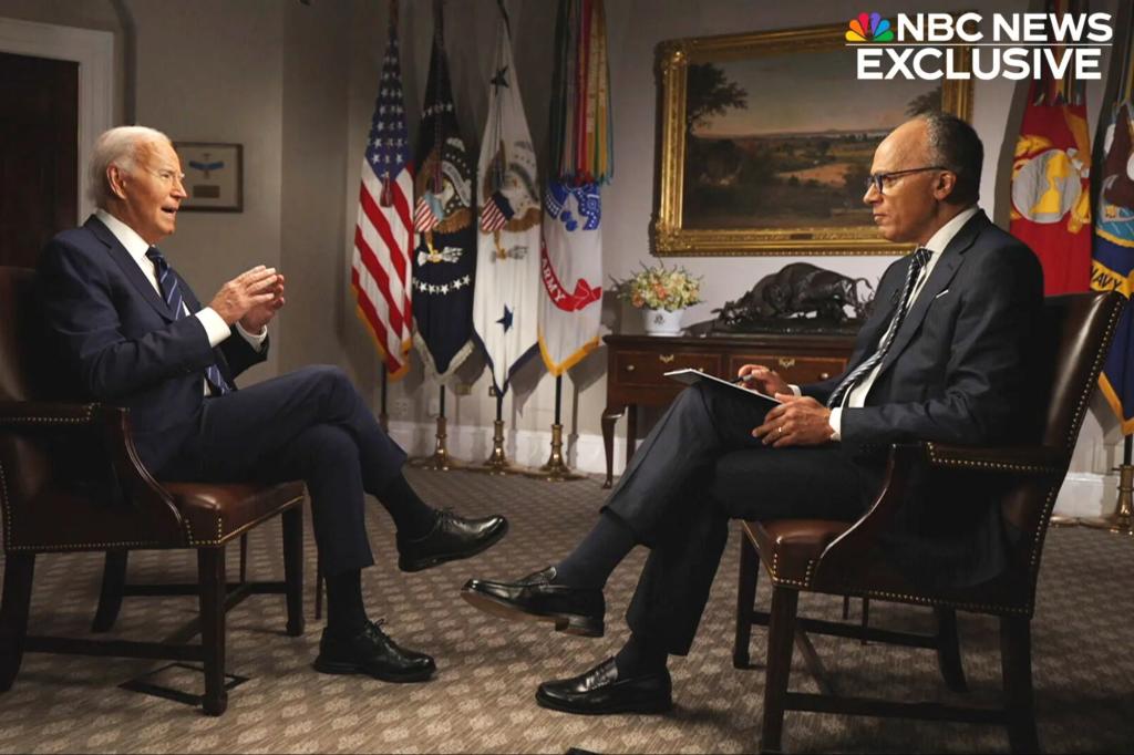 Lester Holt interview with Biden shows Joe's a sullen old crank