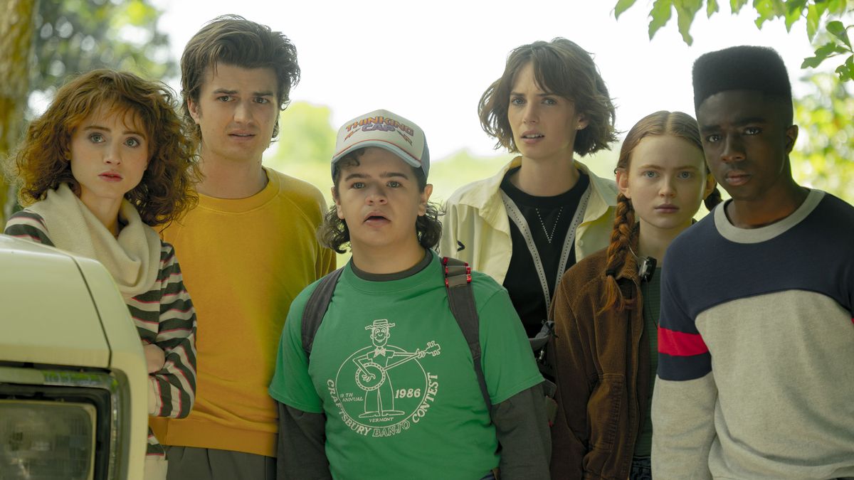 A group of some of Stranger Things