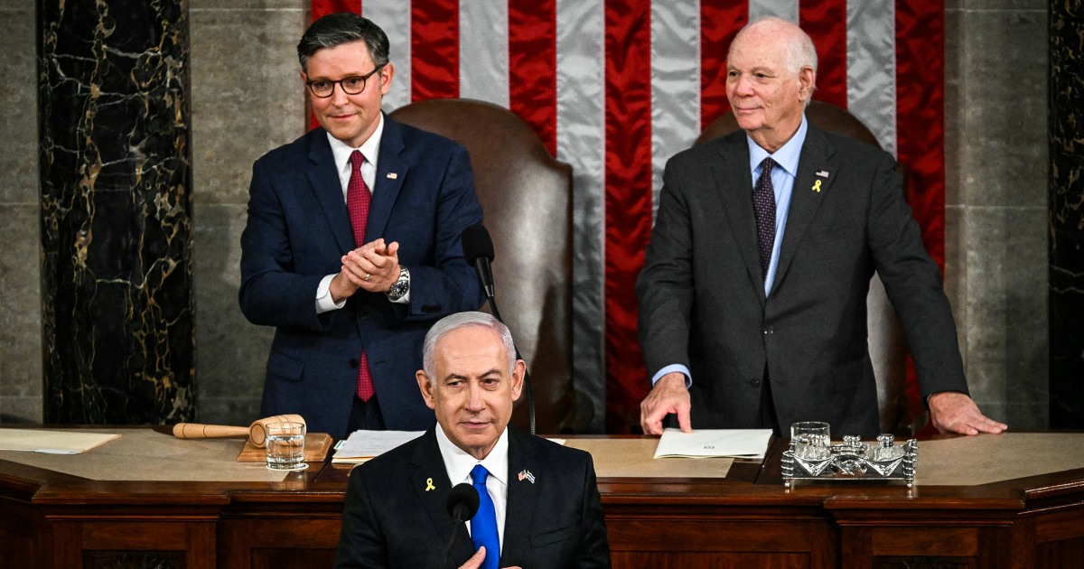 Netanyahu compares Oct. 7 to Pearl Harbor and criticizes protesters in address to Congress