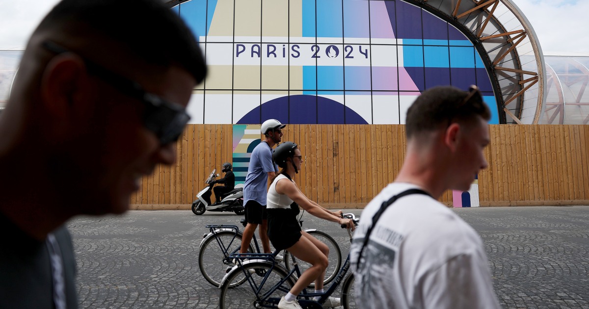 Paris is abuzz ahead of the Olympics opening ceremony as a festive atmosphere takes hold