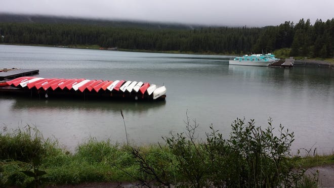 Idyllic scene in Maligne Lake in Alberta's Jasper National Park in 2016.