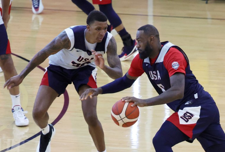 LeBron James, an Olympic veteran, returns to lead Team USA in Paris.