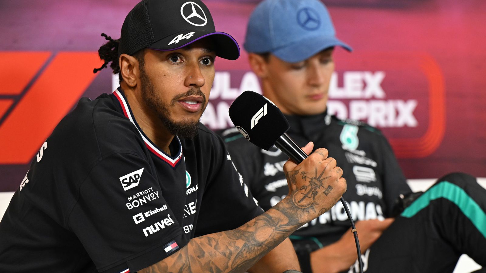 George Russell: Lewis Hamilton 'feels' for Mercedes team-mate after Belgian GP victory disqualification | F1 News