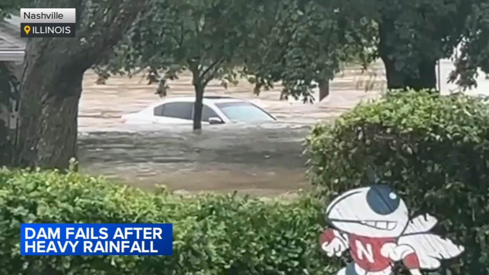 2024 risk of Nashville, IL dam break under control after once-in-a-century rainfall; some flooding forces evacuations: officials