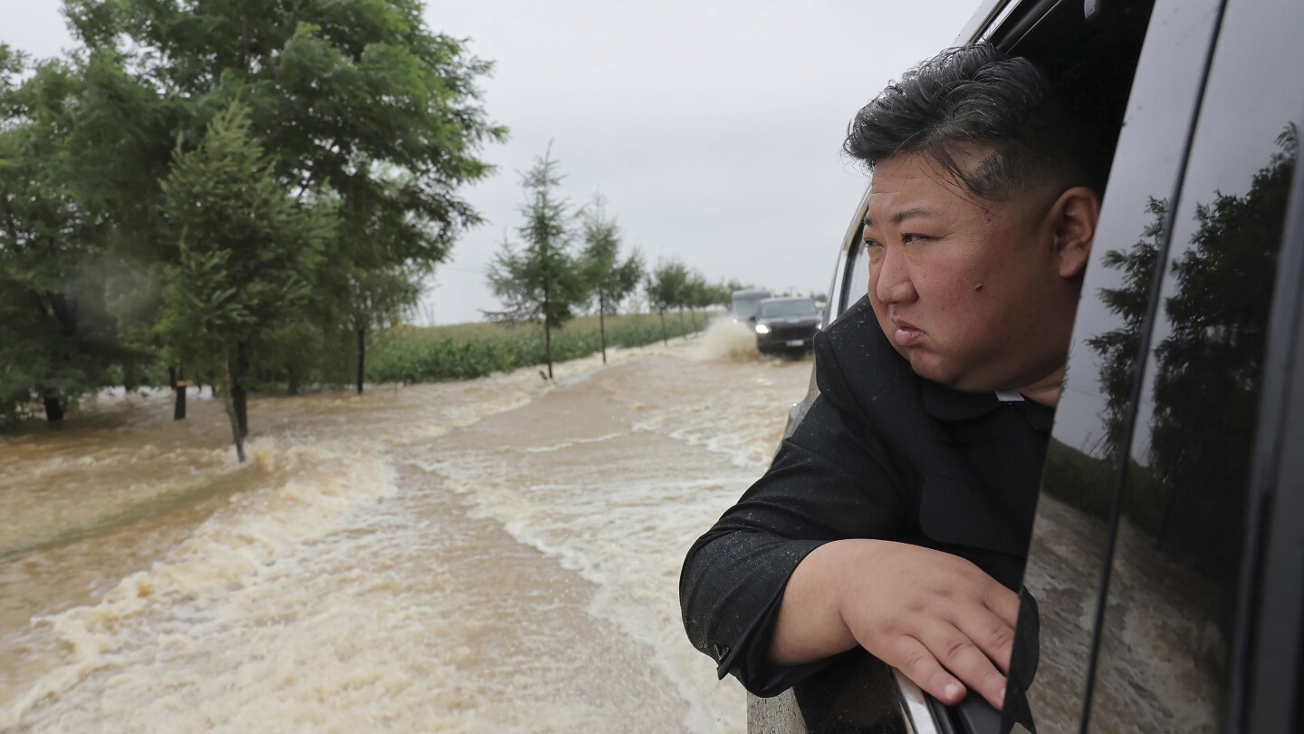 5,000 rescued from flooding in North Korea, state media says