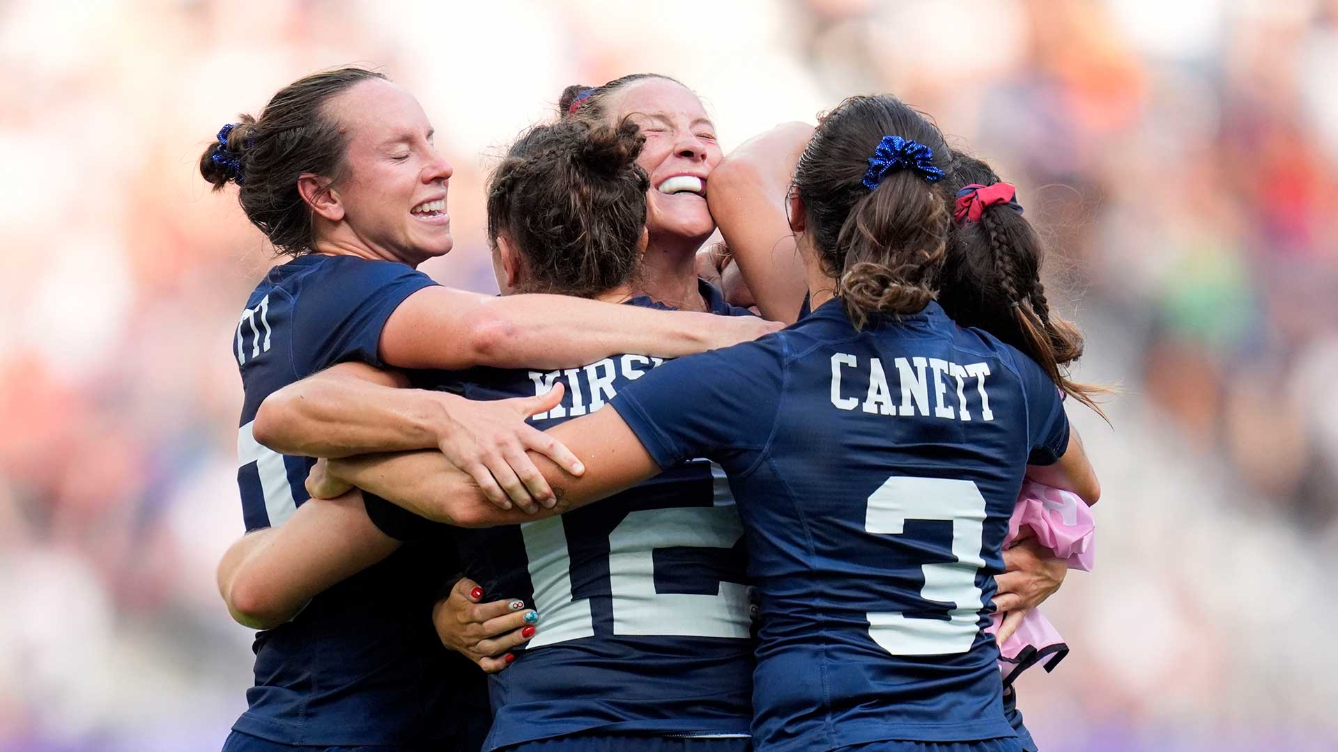 Americans shock Australia with last-second try to win bronze in women's rugby