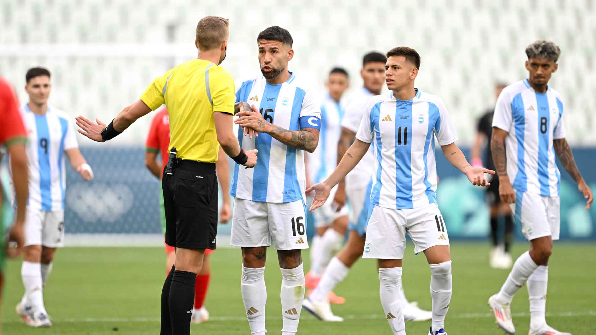 Argentina's second goal against Morocco at 2024 Paris Olympics ruled out for offsides