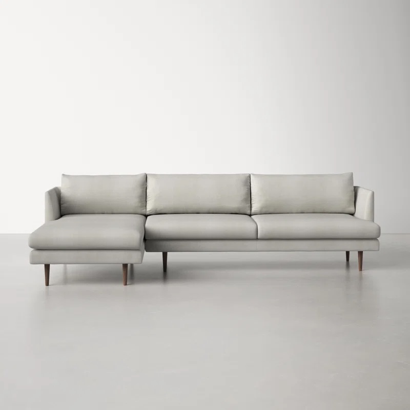 AllModern Miller 2-Piece Upholstered Sectional