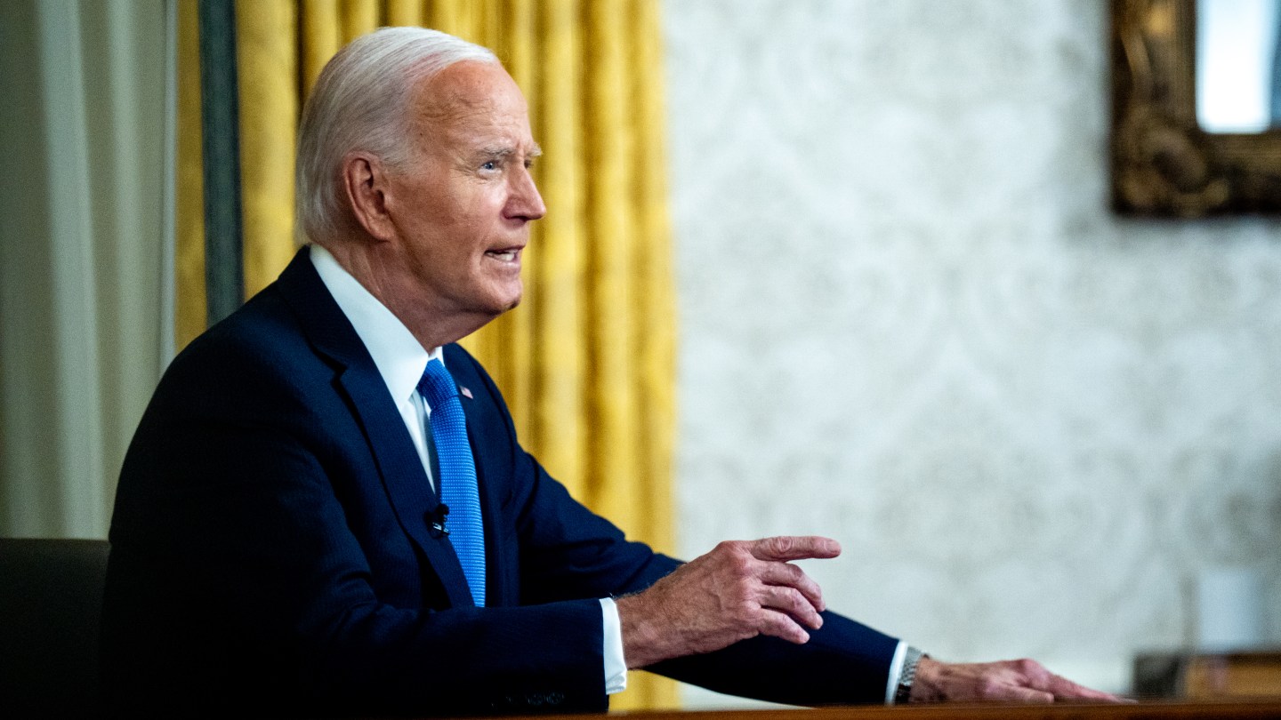 Biden Looks to New Generation In First Speech Since Ending Bid