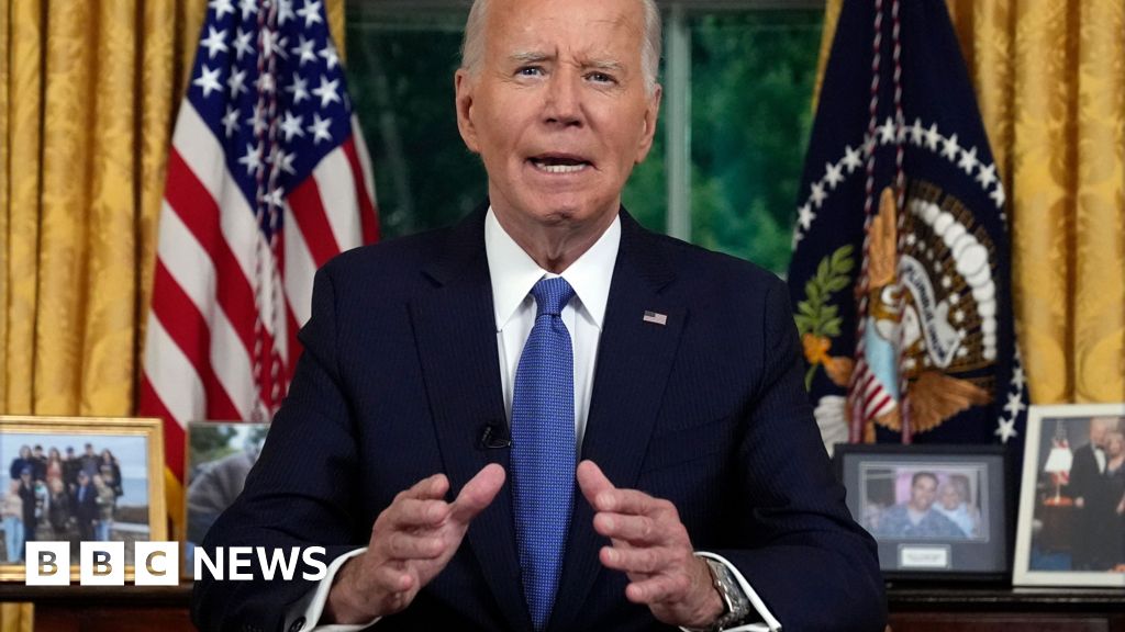 Biden sidesteps hard truths in first speech since quitting race