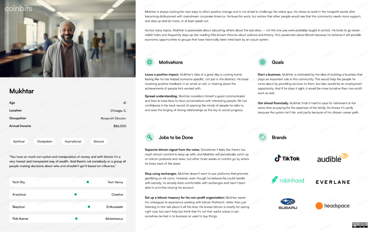 Bitcoin Personas: How Coinbits Approaches Crafting User Experience