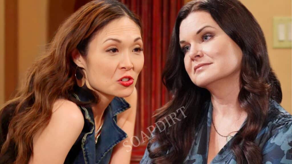 Bold and the Beautiful: Katie Logan (Heather Tom) - Poppy Nozawa (Romy Park)