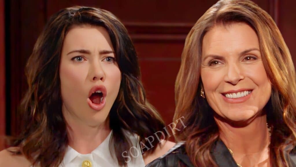 Bold and the Beautiful: Steffy Forrester (Jacqueline MacInnes Wood) - Sheila Carter (Kimberlin Brown)