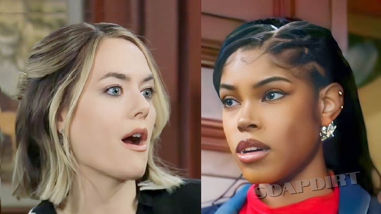 Bold and the Beautiful: Paris Buckingham (Diamond White) - Hope Logan (Annika Noelle)