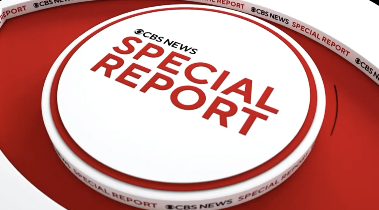 Graphic reading 'CBS News Special Report'