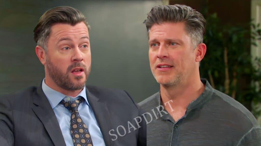 Days of our Lives Spoilers: Eric Brady (Greg Vaughan) - EJ DiMera (Dan Feuerriegel)