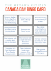 Canada Day Bingo