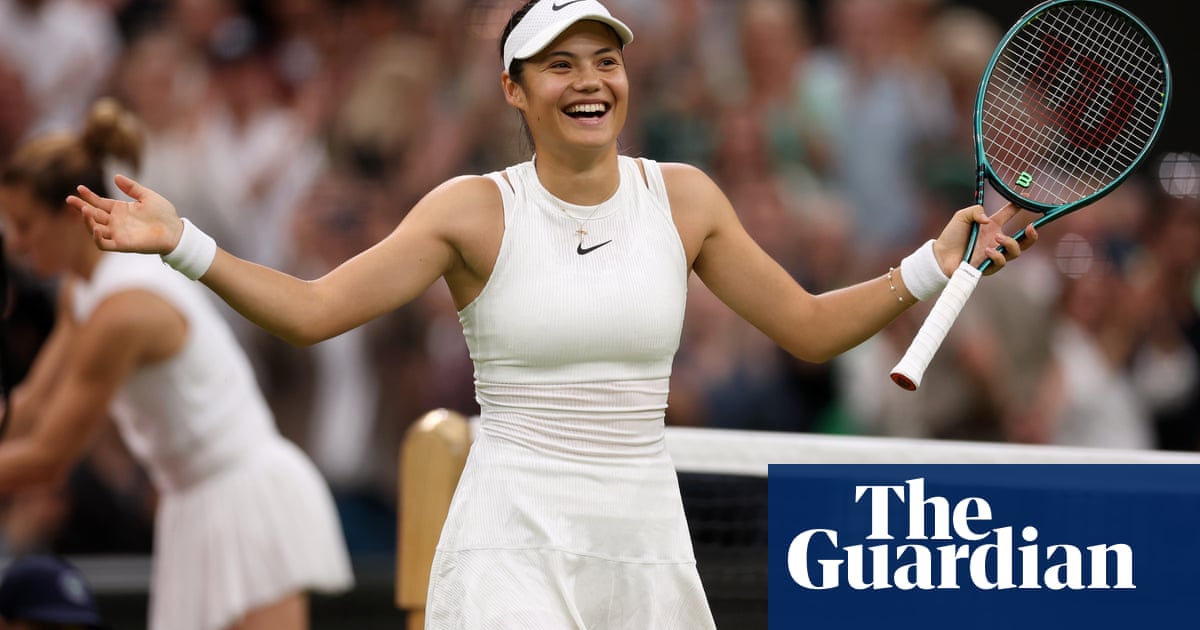 Emma Raducanu powers past Maria Sakkari to reach Wimbledon last 16 | Wimbledon 2024