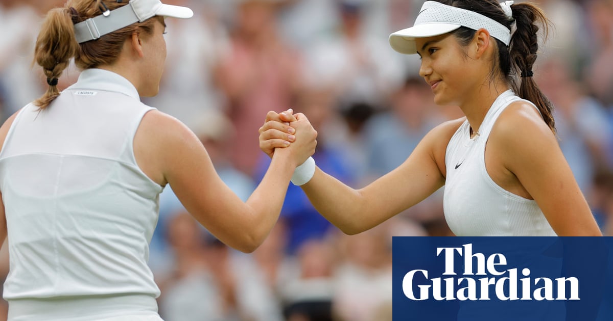 Emma Raducanu’s Wimbledon run ends in three-set defeat by qualifier Lulu Sun | Wimbledon 2024