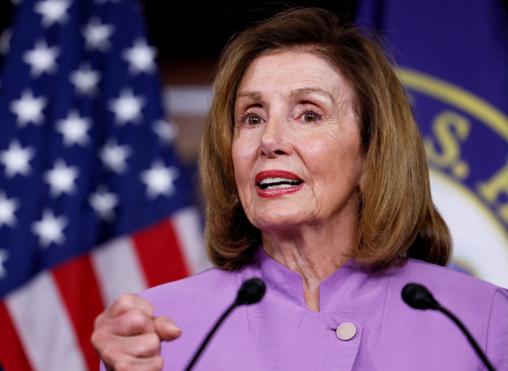 U.S. House Speaker Nancy Pelosi attends news conference in Washington