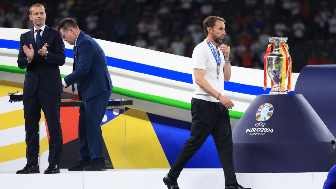 Gareth Southgate leaves England job after Euro 2024 final