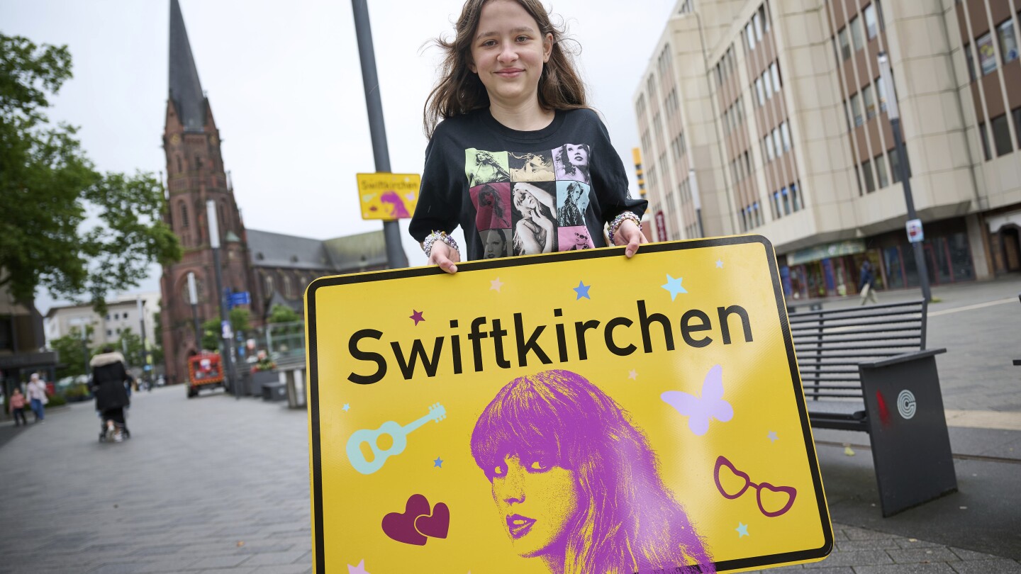 German city renamed 'Swiftkirchen' for Taylor Swift concerts gets 1,400 bids for the signs