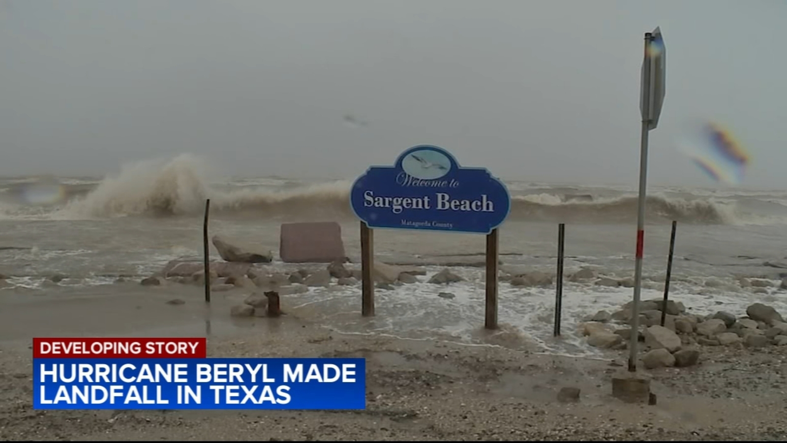 Hurricane Beryl weakens to tropical storm after sweeping into Texas as Category 1 hurricane; 2M without power