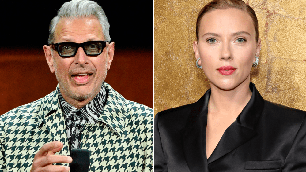 Jeff Goldblum Welcomes Scarlett Johansson to 'Jurassic' Family