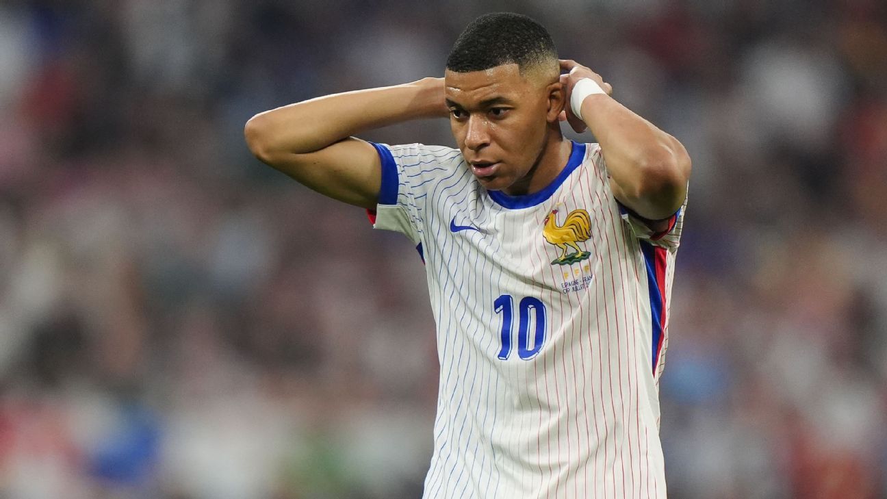 Kylian Mbappé on France exit: My Euro 2024 was a 'failure'