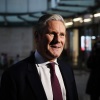 Keir Starmer, leader of the Labour Party, is seen at BBC Broadcasting House for an interview on Sunday with Laura Kuenssberg on Oct. 23, 2022, in London.