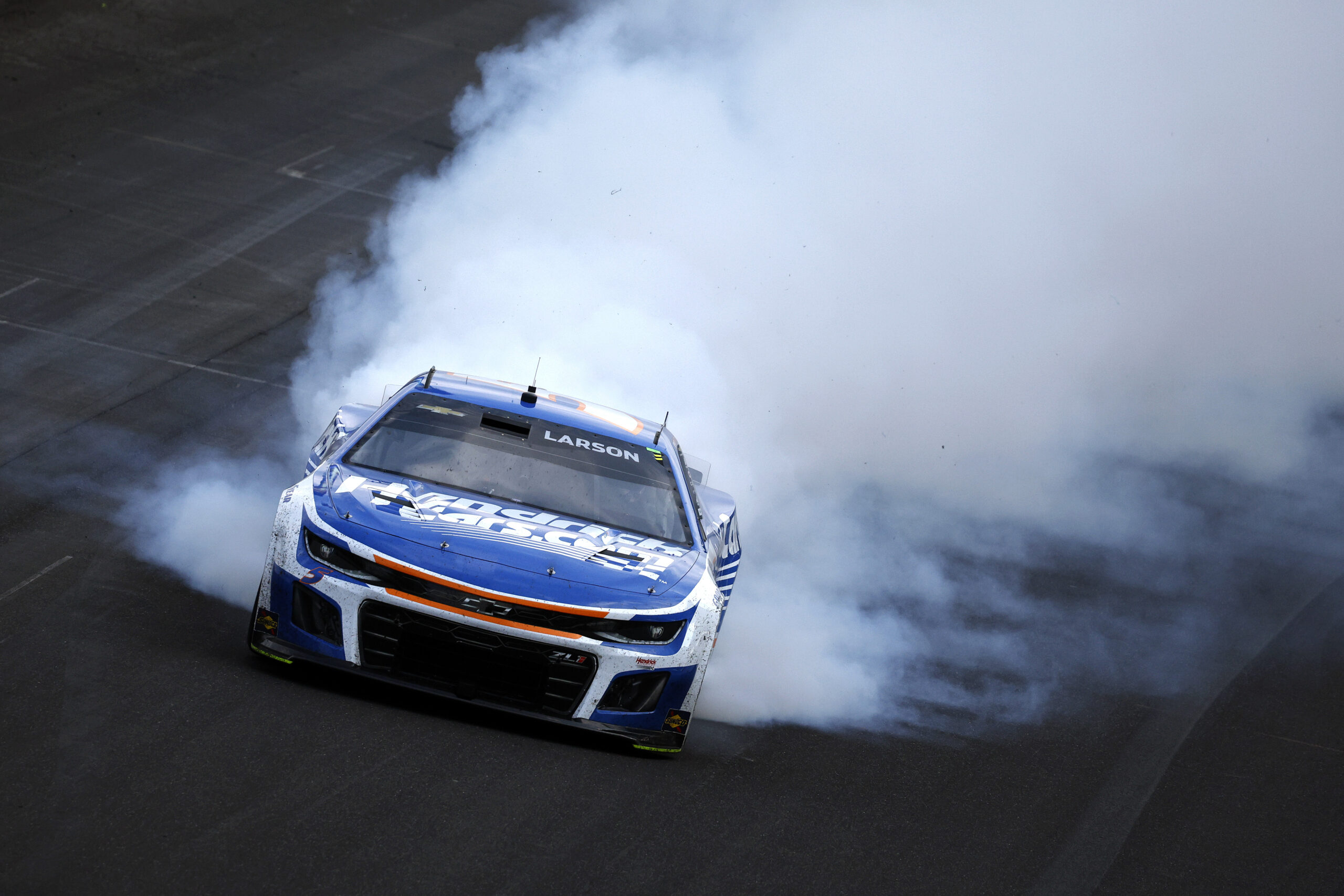 Larson scores first career Brickyard 400 victory