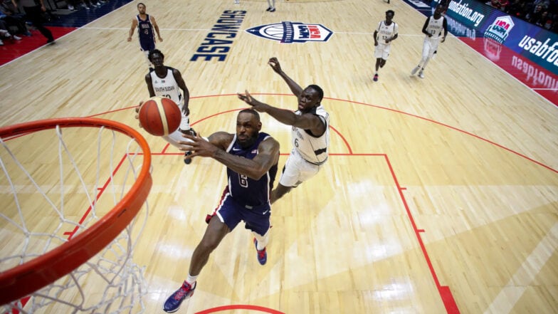 LeBron James bails out Team USA with closeout performance against South Sudan