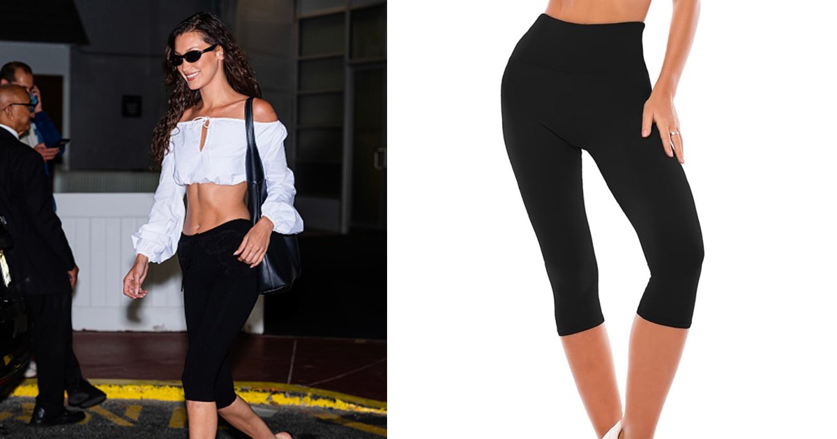 Love Bella Hadid's Capri Leggings? Get a Lookalike on Amazon!