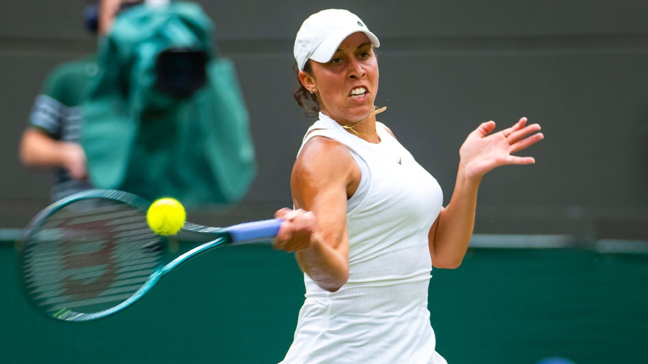 Madison Keys (leg) out of Wimbledon; Paolini reaches quarters