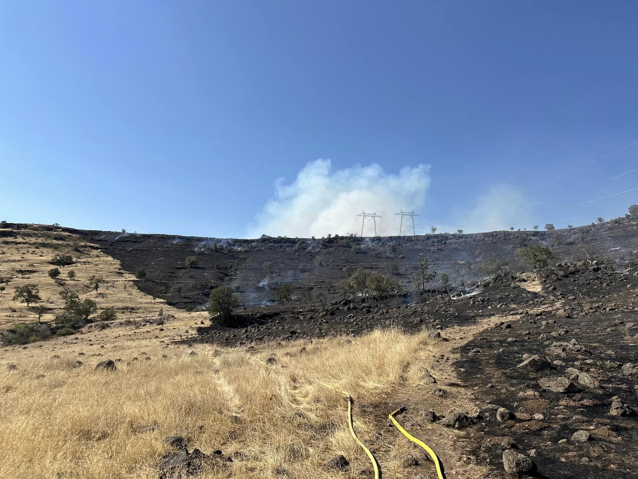 Man under arrest on suspicion of starting Park Fire, which has grown to California’s largest this year