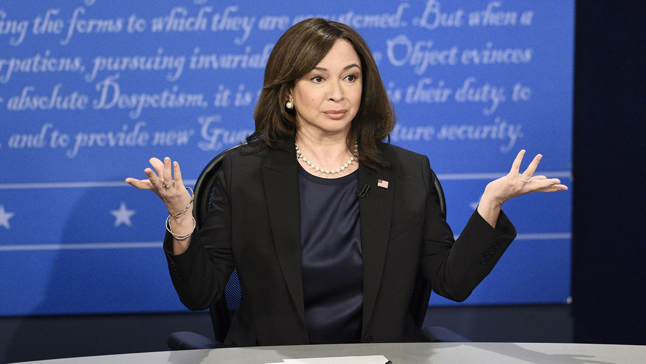 Saturday Night Live Maya Rudolph as Kamala Harris during the VP Fly Debate Cold Open on Saturday, October 10, 2020