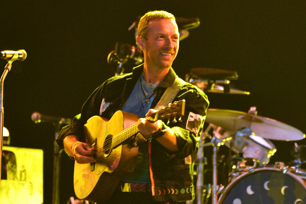 Michael J. Fox Joins Coldplay On Stage At Glastonbury Festival