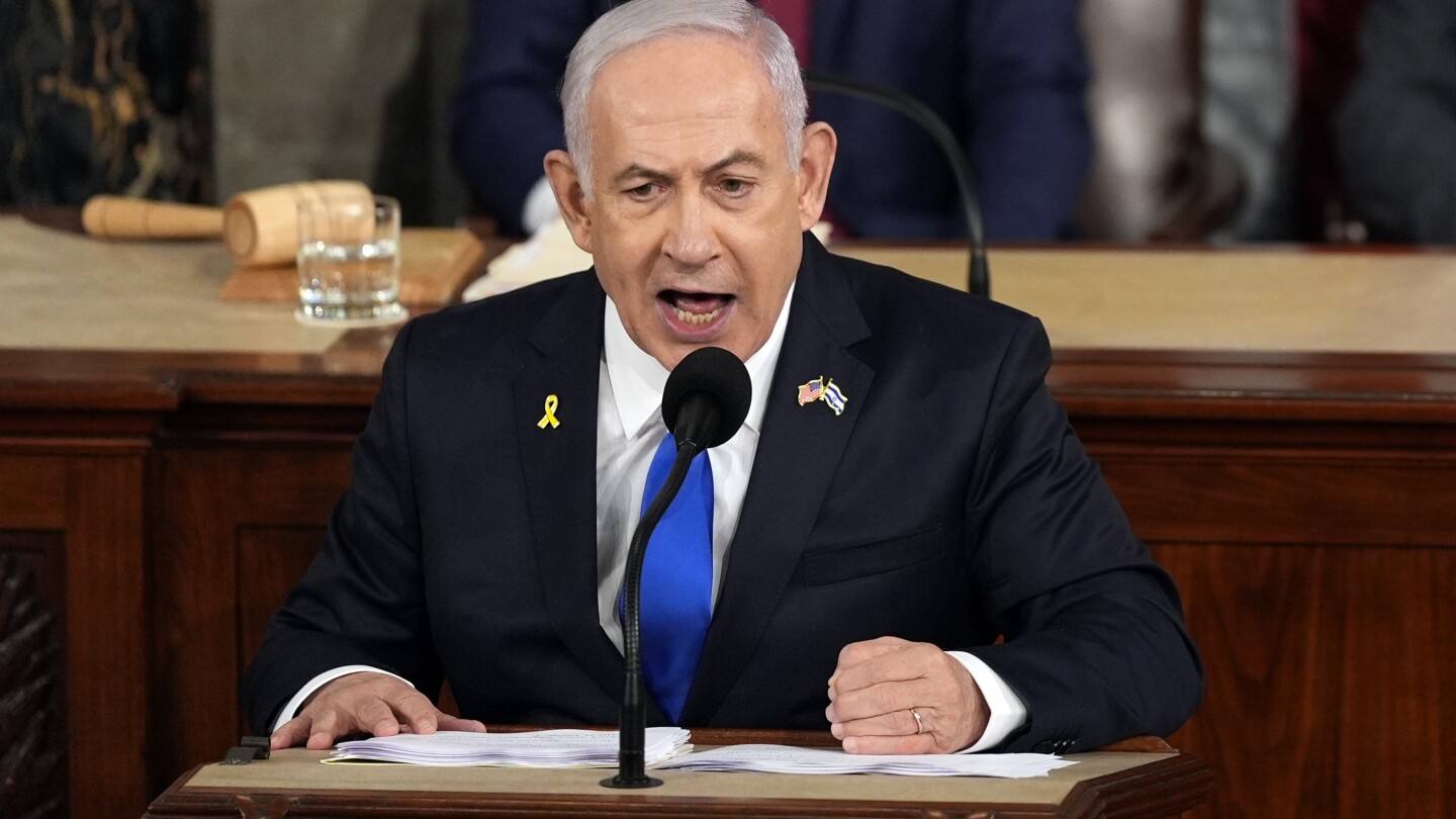 Netanyahu in Washington: Israel PM vows 'total victory' in Gaza, denounces US protesters