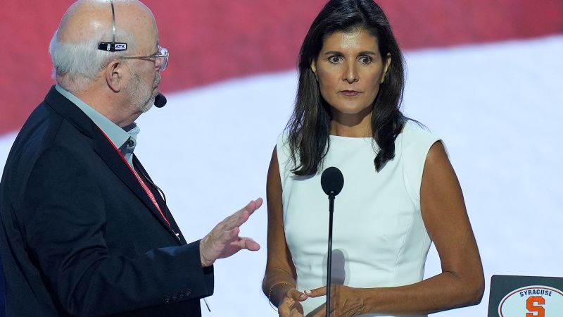 Nikki Haley offers her ‘strong endorsement’ of Trump in convention speech