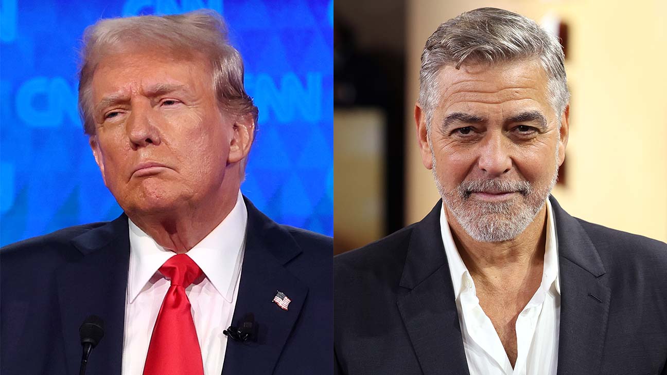 Donald Trump and George Clooney