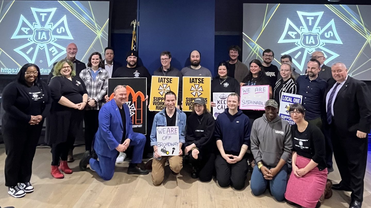 Off-Broadway Workers Organize with IATSE On Healthcare, Pension