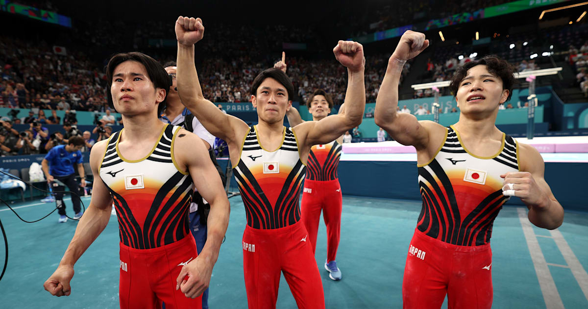 Paris 2024 gymnastics: All results, as Japan captures men's team gold medal in improbable comeback