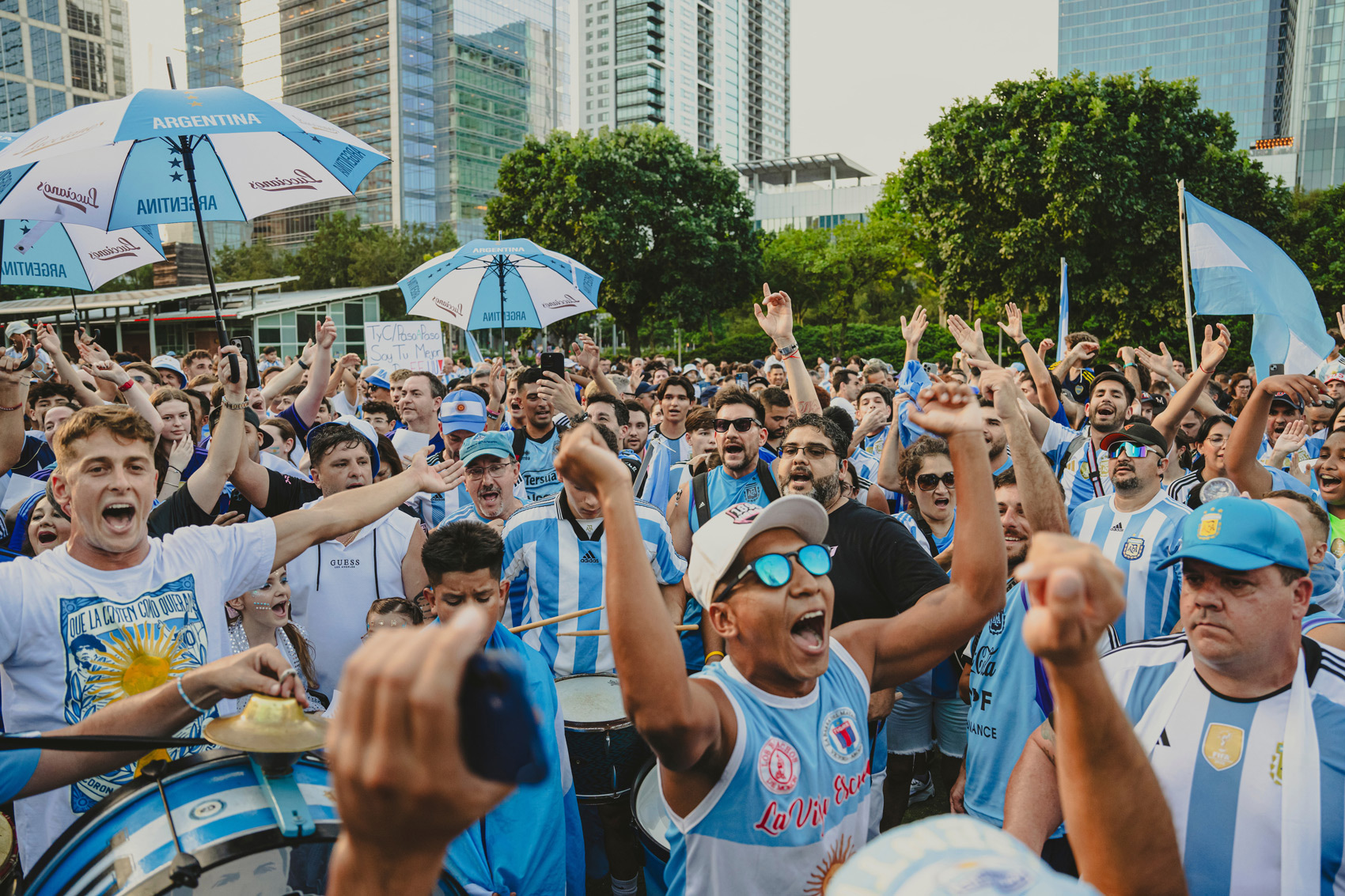 Photo essay: Houstonians celebrate Argentina, Ecuador in Copa America