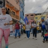 Residents and community organizers take the street Wednesday to show support for opposition candidate in Venezuela's presidential election, Edmundo Gónzalez Urrutia, in the neighborhood of La Vega, in Venezuela's capital of Caracas.