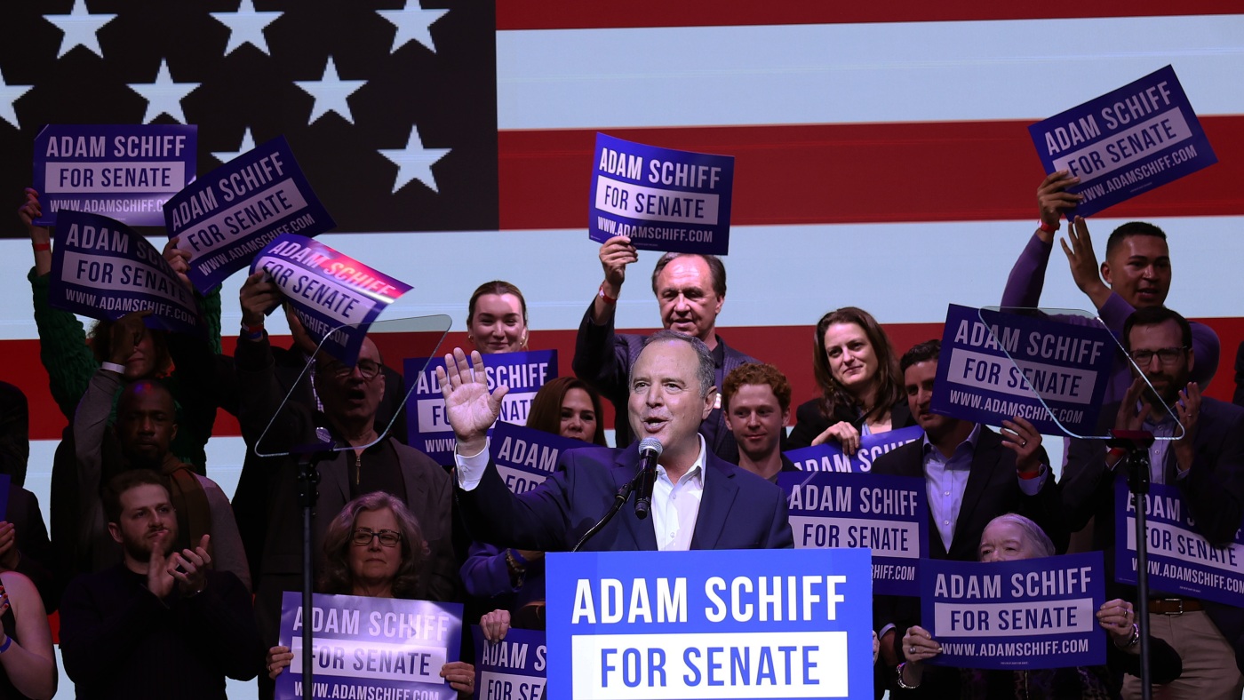 Schiff calls for Biden to step aside : NPR