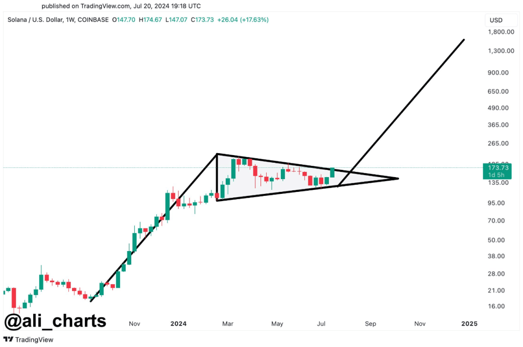 Solana To Explode By 900%, According To Analyst