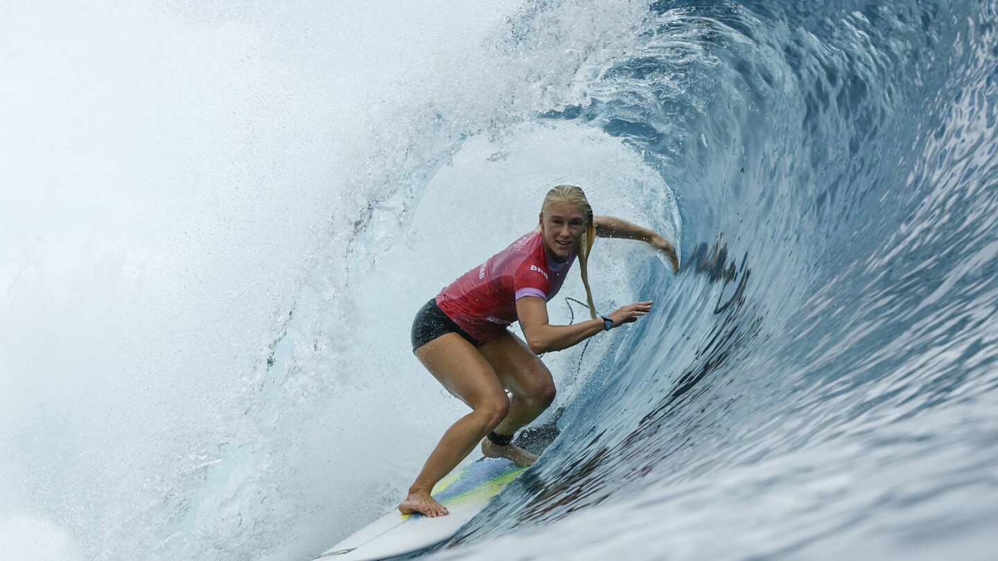 Surf's up! Paris Olympics surfing competition commences in Tahiti, with wave rides and wipe outs