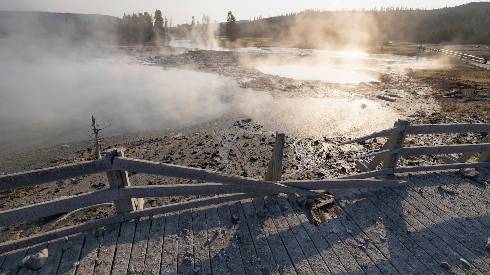 Surprise Yellowstone geyser eruption highlights little known hazard at popular park