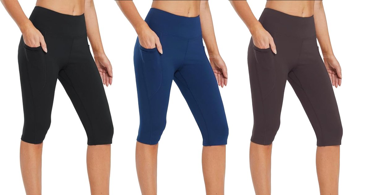 These $36 Capri Leggings Won't Bulge and They Have Pockets